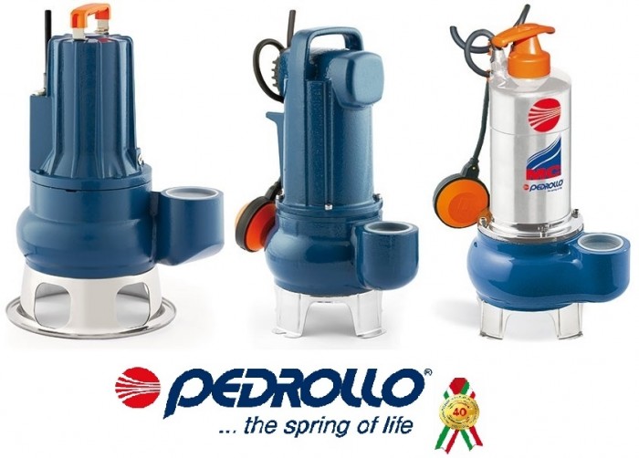 Фекальные промышленные насосы Pedrollo Фекальные промышленные насосы Pedrollo
