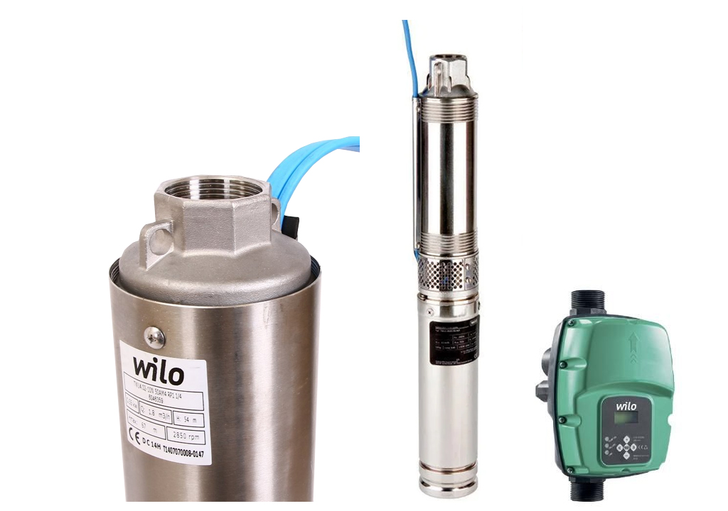 Скважинные насосы Wilo (Вило) - виды, описание, модельный ряд, преимущества применения скважинных насосов Wilo, выбор, установка.