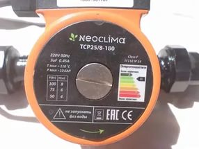 Циркуляционный насос neoclima tcp 25 8 180 Циркуляционный насос neoclima tcp 25 8 180